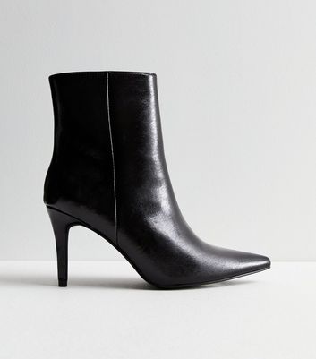 Women's Soho High Heel Zip-Up Boot In Black Leather - Thursday Boots