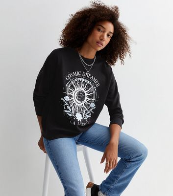 Topshop moon and online stars sweatshirt