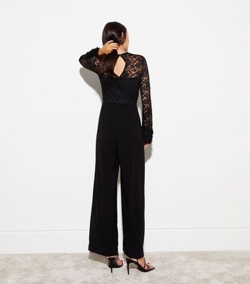 Lace wide leg jumpsuit online