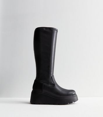 Wedge boots store new look