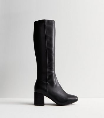 Knee high boot with a wide heel NEMIR_MAR_STB | Unisa®