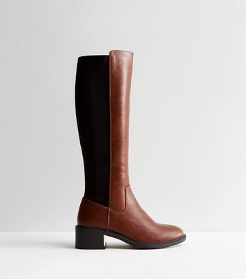 New look cheap tan boots sale