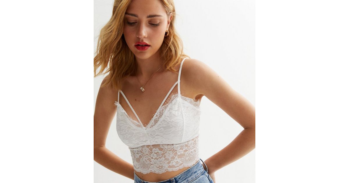 New Look Tulip Lace Bralette