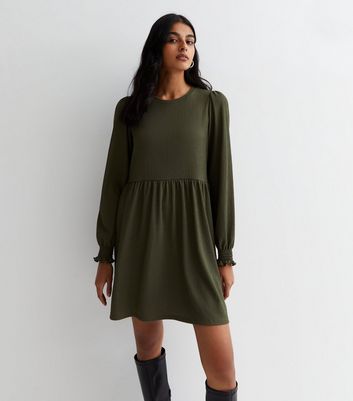 Long sleeve outlet smock dress