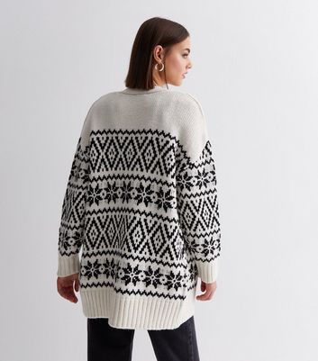 Fair isle sweater outlet cardigan