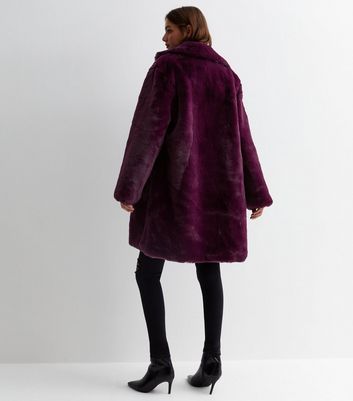 Maroon cheap long coat