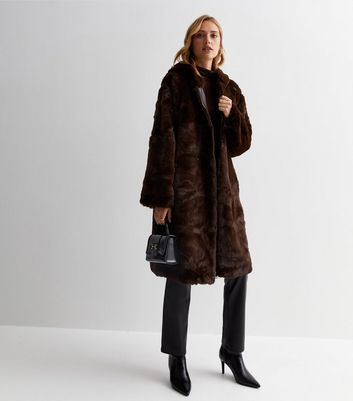 Frame faux fur outlet coat