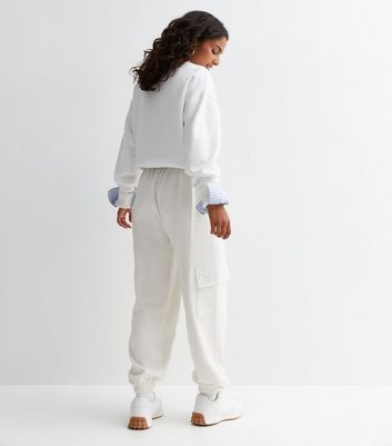 Off white hot sale petite pants