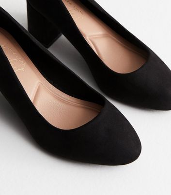 Chunky store heel flats