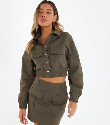 Quiz deals cropped jacket