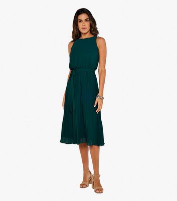 Apricot Green Tiered Skirt Midi Dress | New Look