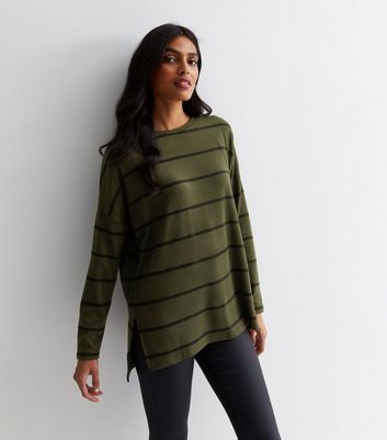 Dark Green Sleeveless Fine-Knit Top – Medium main image 1