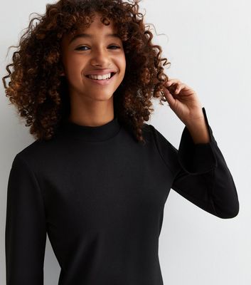 Girls black sale turtleneck dress