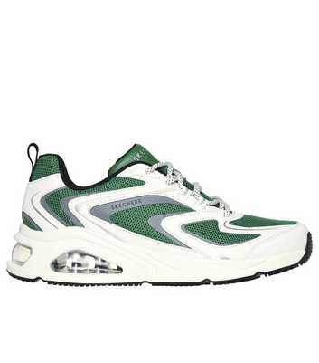 Skechers Green Tres Air Uno Mesh Trainers