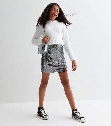 New look outlet sequin skirt