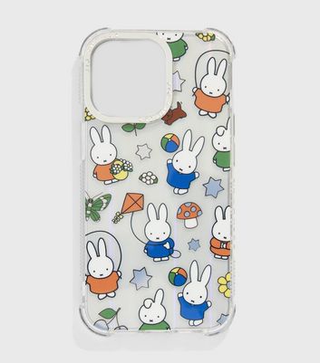 Skinnydip Multicoloured Holographic Miffy iPhone Shock Case New Look