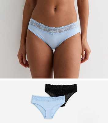 New Look lace lingerie set in light blue