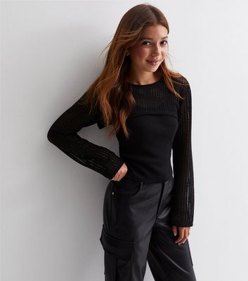 Black shrug for clearance girl