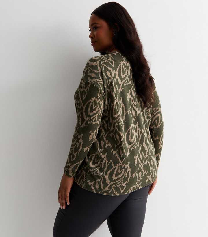 BLAZOR Women's Plus Size Long Sleeve Sweater Knitted Bodysuit