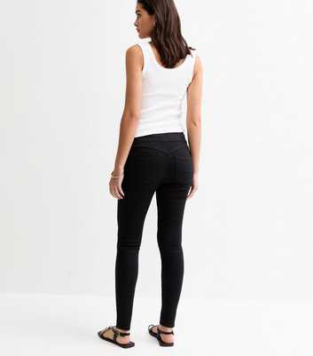 Maternity Black Over Bump Lift & Shape Emilee Jeggings