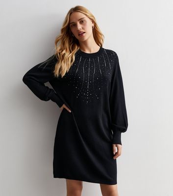 Little black sweater new deals look