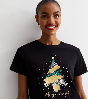 Ladies cheap christmas tshirt