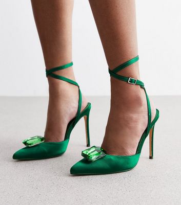 Emerald hot sale green stilettos