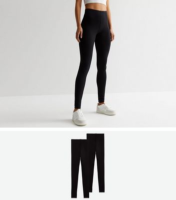 Plus Size Supima® High Rise Tall Length Black Legging