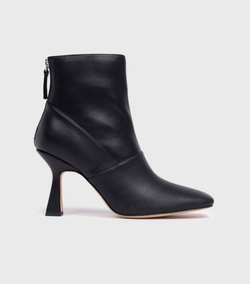 New look black stiletto ankle boots fashion