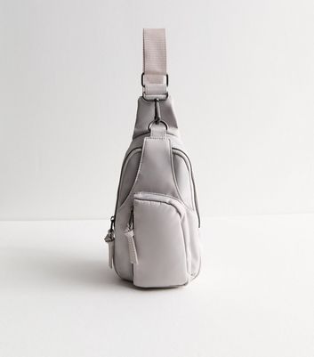 Grey Sling Cross Body Bag New Look