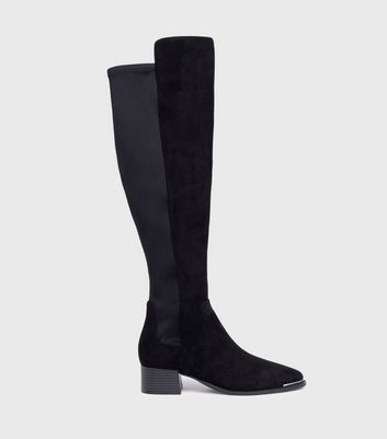 Steel toe knee cheap high boots