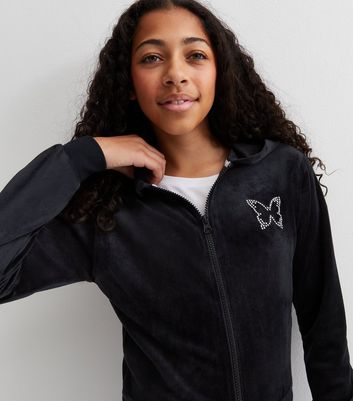 Girls cheap velour hoodie