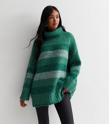 Chunky on sale green jumper