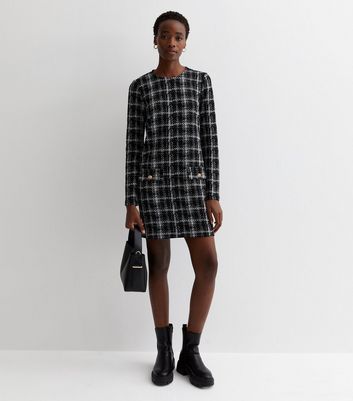 Tweed sales tunic dress