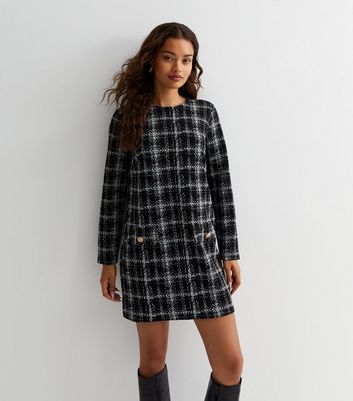 Petite shop check dress