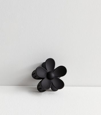 Black flower hair accessories discount