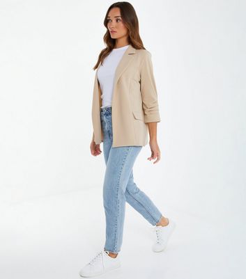 Stone coloured sale blazer