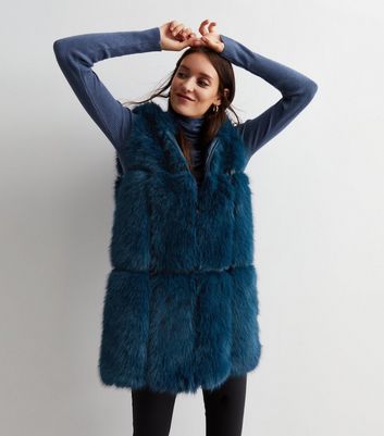 New look outlet fur vest