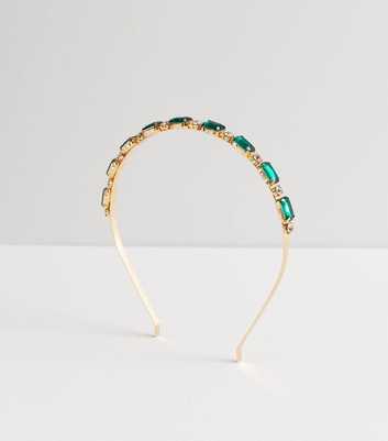 Green Gem Diamanté Headband