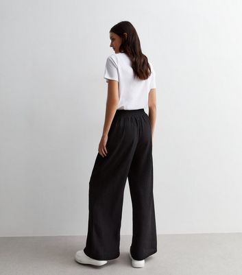 Rag & Bone Studio Jersey Trouser Pants Black Wide Leg High Waisted XS NWT  $350 | eBay