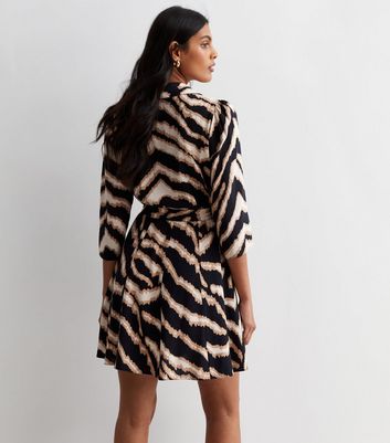 F&f leopard best sale print shirt dress