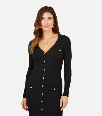 Long sleeve button front dress best sale