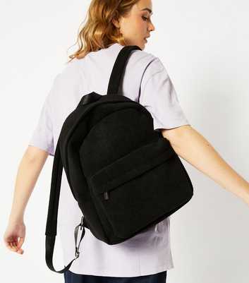 Skinnydip Black Cord Backpack