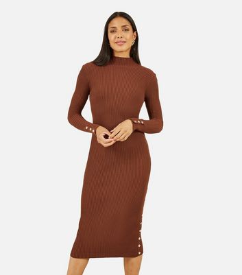 New look ribbed on sale dress