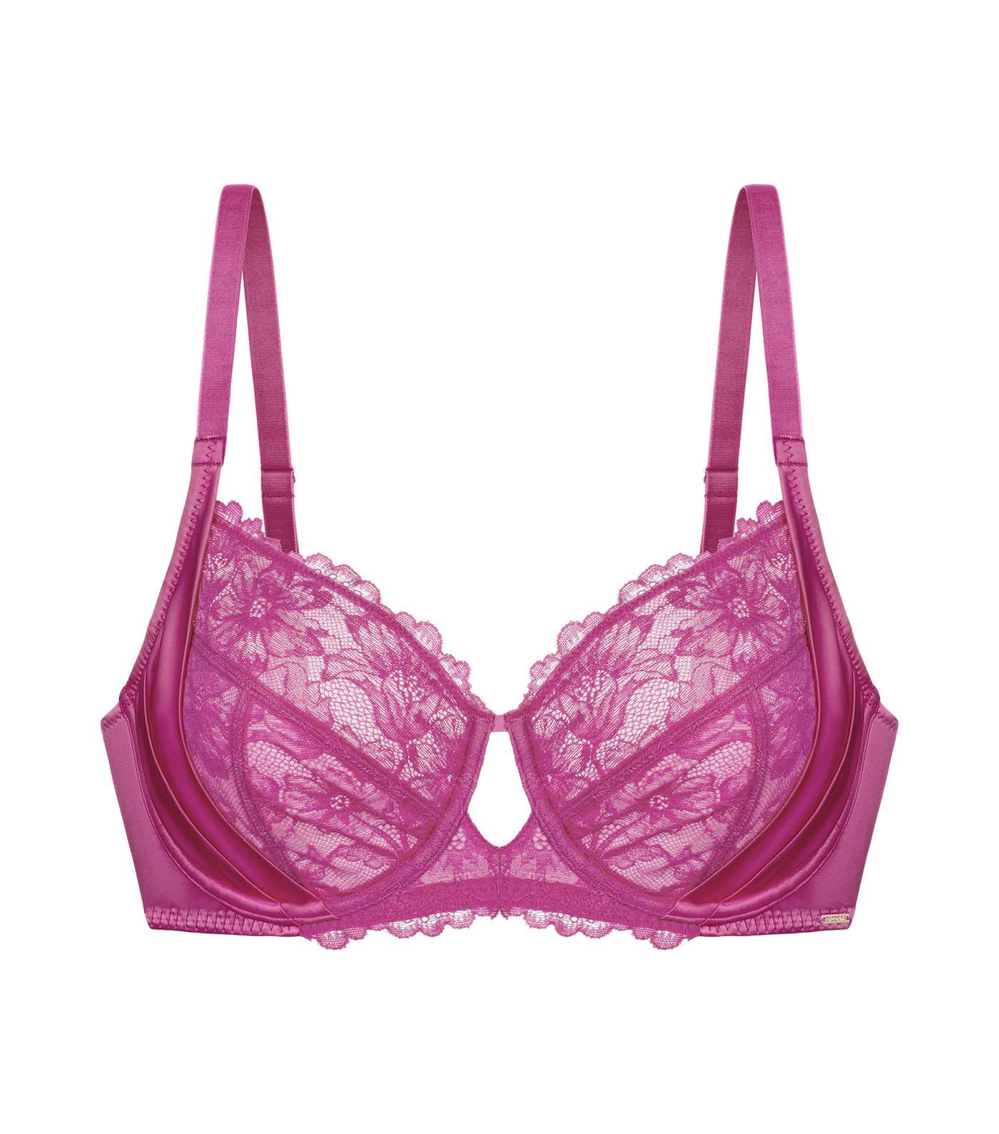 Dorina Curves Mid Pink Lace Underwired Bra Image 5