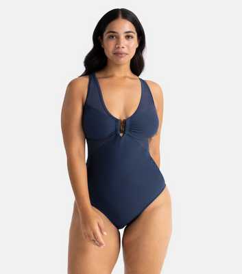 Dorina Curves Navy Shaping Swimsuit