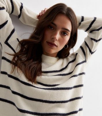 Striped jumper new on sale look