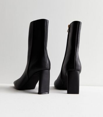 New look shop black pointed boots