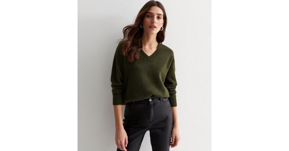 5011401 Khaki Patterned Jumper