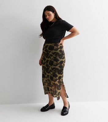 Mesh on sale skirt midi